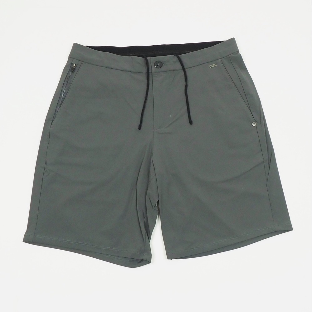 Vuori Fleet Performance Hybrid Shorts Mens Medium Gray Walk Travel Nylon Blend